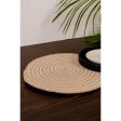 Exquisite Brown & Silver Jute Lurex Placemat | 14 Inch on Sale