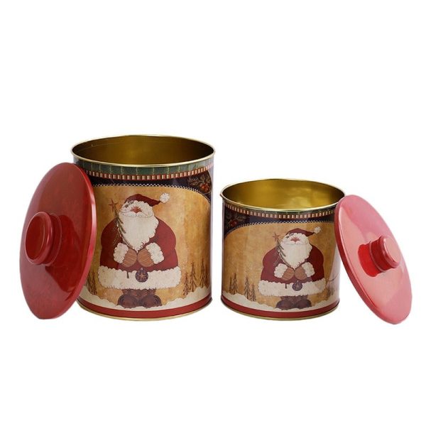 Fat Santa Claus Canisters | Set of 2 Hot on Sale