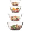 Borosilicate Mixing Bowls | Set of 4 | 1.6L, 2.1L, 2.6L & 3.6L Online Sale