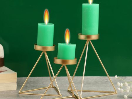 Triangle Tealight Candle Holder | Set of 3 Fashion