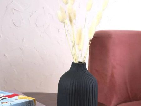 Black Ivory Ceramic Vase | 6.5 Inches Fashion