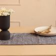 Grey Geometric Print Table Runner | 72 x 12 inches Sale