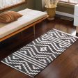 Tufted & Printed Handmade Cotton Carpet | 3.3x2.5 ft Hot on Sale