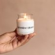 Jasmine Bloom Scented Jar Candle | Single | 5.8 x 8.4 cm   2.3 x 3.3 inches For Sale