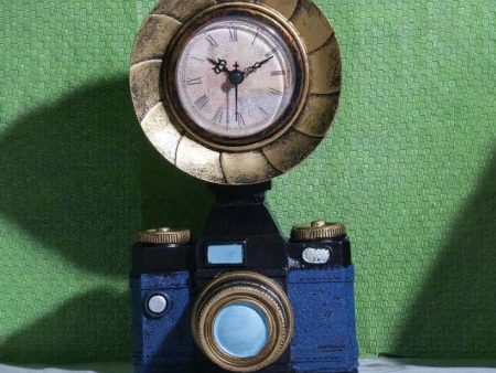 Vintage Colorful Camera Clock Online Sale