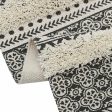 Sen Printed Grey Handmade Cotton Carpet | 2x3 ft Cheap