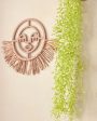 Modern Raffia African Female Face Wall Décor Supply