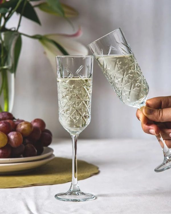 Sterling Wine & Champagne Glasses | Set of 4 Hot on Sale