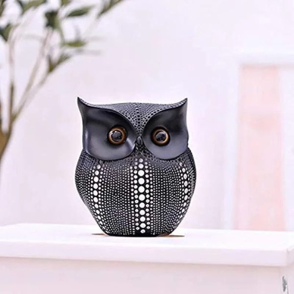 Minimalist Nordic Style Owl Resin Decor | 5 x 3 x 6 inches For Cheap