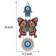 Butterfly Evil Eye Wall Hanging | 16 x 7 inches Fashion