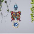 Butterfly Evil Eye Wall Hanging | 16 x 7 inches Fashion