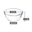 Borosilicate Mixing Bowls | Set of 4 | 1.6L, 2.1L, 2.6L & 3.6L Online Sale