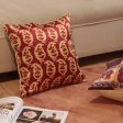 Tusker Paisley Satin Cushion Cover  | 16 x 16 inches Online