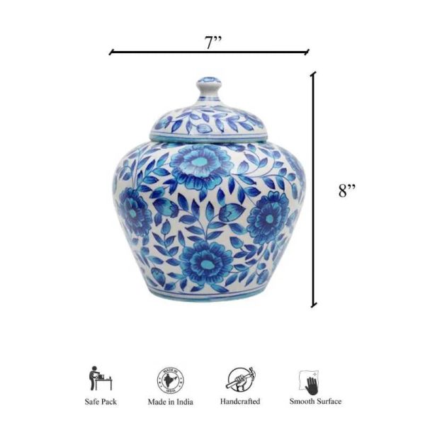 Hydrangeas Handpainted Ceramic Vase For Cheap