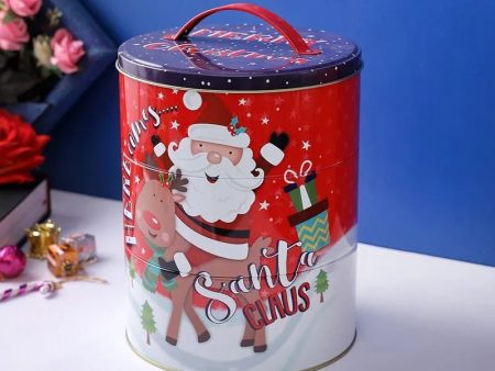 Large Red Christmas Storage Container | 7 x 8 inches Sale