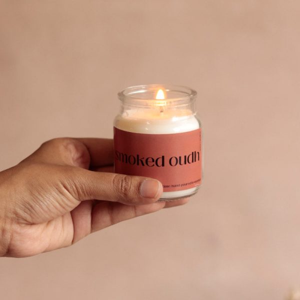 Smoked Oudh Scented Jar Candle | Single | 7.6 x 5.1 cm   2 x 3 inches Online