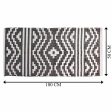 Tufted & Printed Handmade Cotton Carpet | 3.3x2.5 ft Hot on Sale