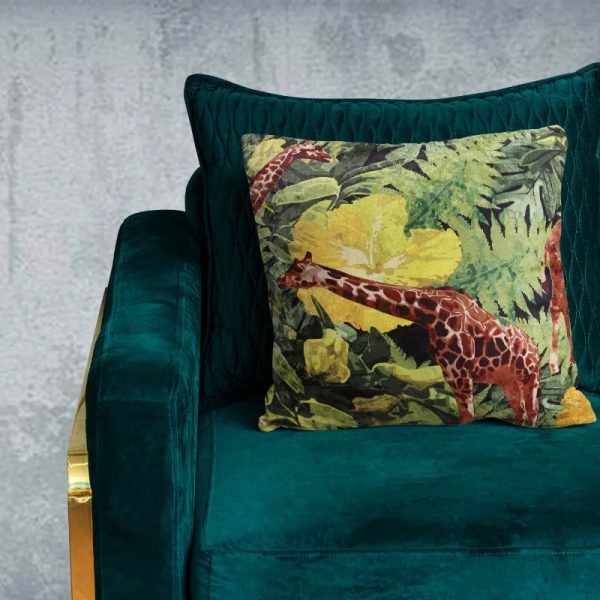 Melman Land Velvet Cushion Cover | 16 x 16 inches Hot on Sale