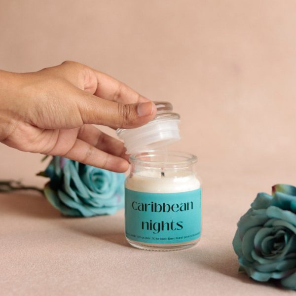 Caribbean Nights Scented Jar | Single | 6 x 7.6 cm   2.5 x 3 inches Online