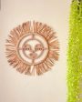 Classic Raffia African Female Face Wall Décor on Sale