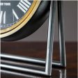 Retro Small Table Clock | 10 x 3 x 10 inches Online now