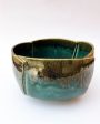 Teal Round Ceramic Serving Bowl | 6 x 4 inches Online now