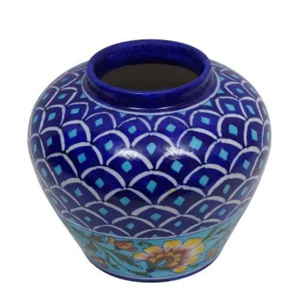 Helianthus Hand Painted Ceramic Vase | 7 x 6 inches Hot on Sale