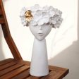 Dame Blanche Ceramic Vase | 7 x 6 x 11 inches Fashion