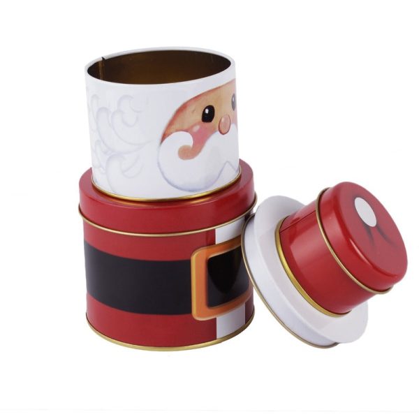 Tall Santa Tin Box | 4 x 8 inches Fashion