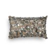 Beige Tara Hand Embroidered Faux Silk Cushion Cover | 12 x 12 inches , 16 x 16 inches , 12 x 20 inches , 20 x 20 inches Supply