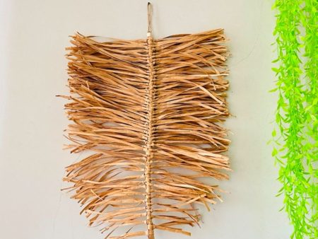 Raffia Leaf Shape Wall Décor Online Sale