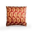 Tusker Paisley Satin Cushion Cover  | 16 x 16 inches Online