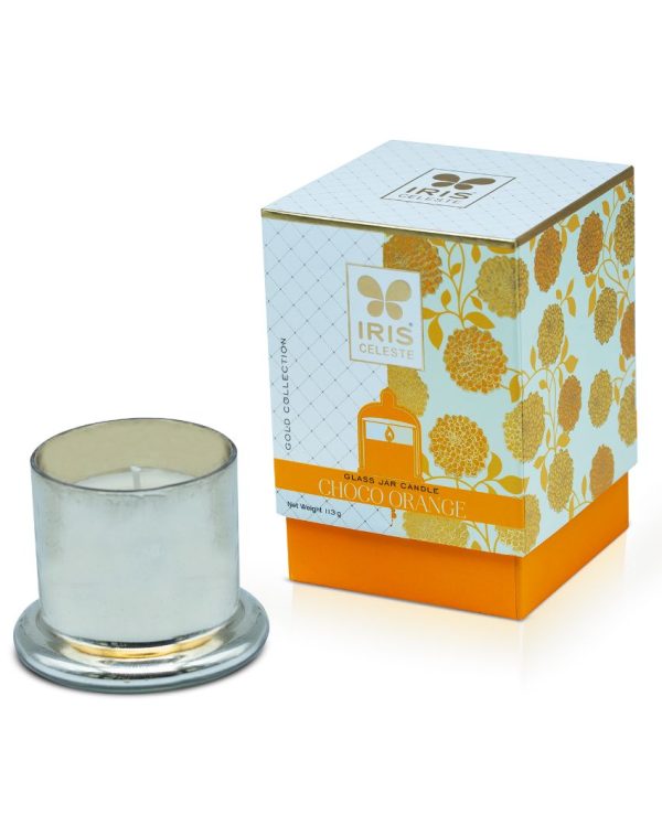 Gold Collection | Choco Orange Bell Jar Candle Fragrance | 10.16 x 15.24 cm , 10.16 x 17.78 cm   4 x 6 inches , 4 x 7 inches Online Hot Sale