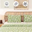 Green Genda Phool Cotton Duvet Cover | Double Size | 90 x 108 Inches Online