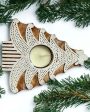 Christmas Tree Tea Light Holder | Set Of 2 Online Sale