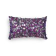 Purple Tara Hand Embroidered Faux Silk Cushion Cover | 12 x 12 inches , 16 x 16 inches , 12 x 20 inches , 20 x 20 inches Supply