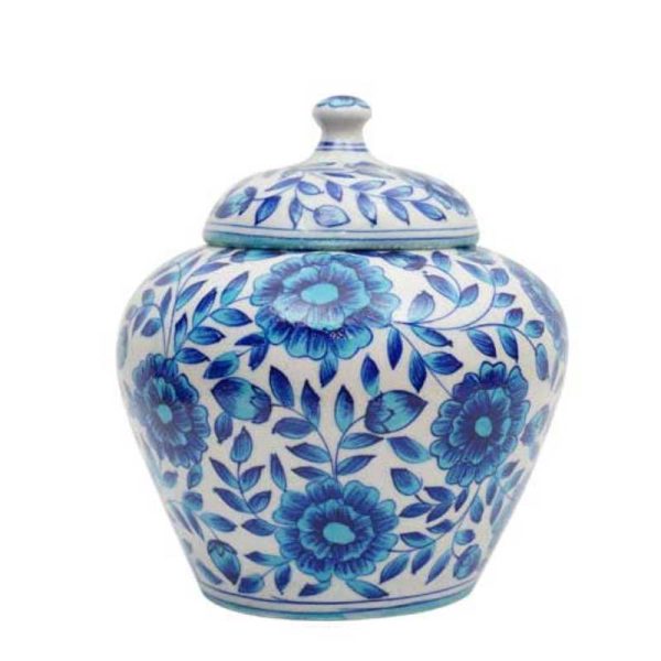 Hydrangeas Handpainted Ceramic Vase For Cheap