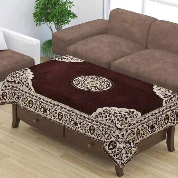 Plush Velvet Center Table Cover | 54 x 36 inches Online now