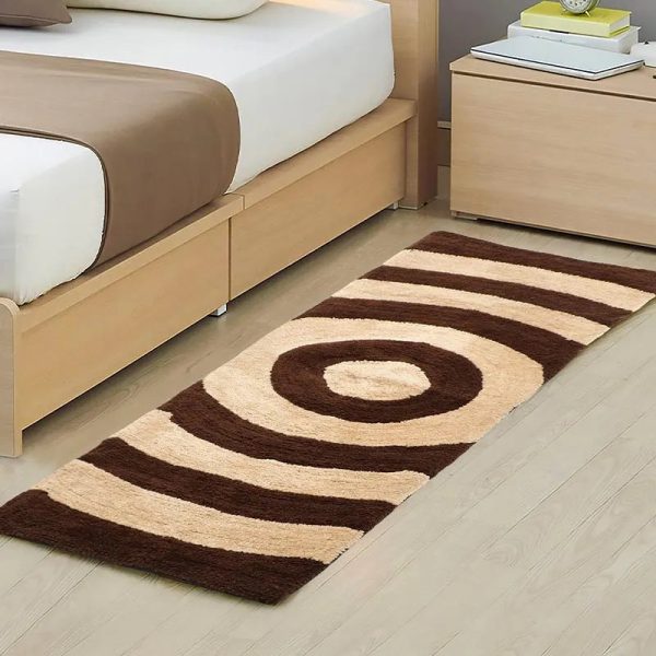 Trendy Modern Polyester Area Rugs | 5x1.6 ft Sale