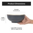 Japanese Ramyeon Ceramic Serving Bowl | 8 x 3 inches Fashion