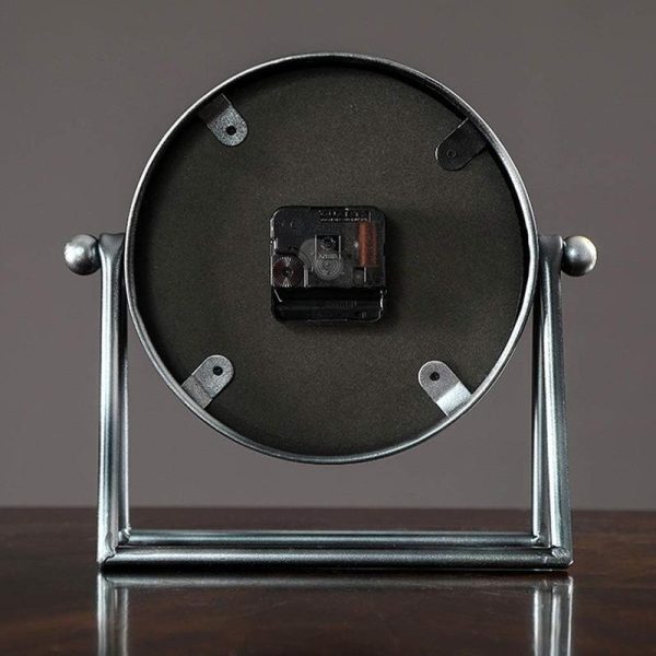 Retro Small Table Clock | 10 x 3 x 10 inches Online now