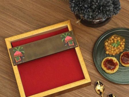 Gajraj Series Tissue Tray | 9 x 9 x 1.5 inches Online Hot Sale