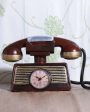 Vintage Decorative Telephone Tabletop Clock Online Sale