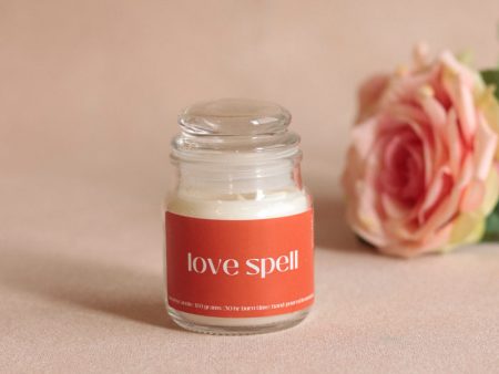 Love Spell Scented Jar Candle | Single | 5.8 x 8.4 cm   2.3 x 3.3 inches Sale