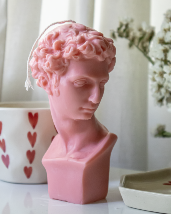 Big Apollo Greek Sculpted Candle | Single | 7.1 x 5.1 x 16.3 cm   2.8 x 2 x 6.4 inches Cheap