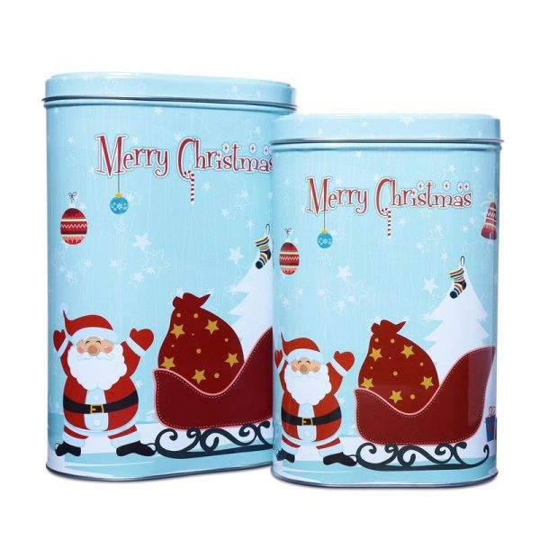 Santa s Sleigh Tall Storage Box | Set of 2 Fashion