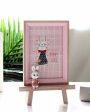 Pink Bunny Wooden Photo Frame With Rabbit Online Hot Sale