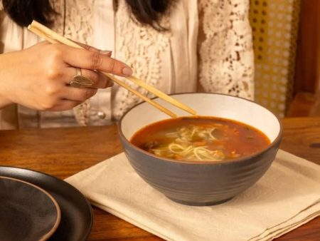 Japanese Ramyeon Ceramic Serving Bowl | 8 x 3 inches Fashion