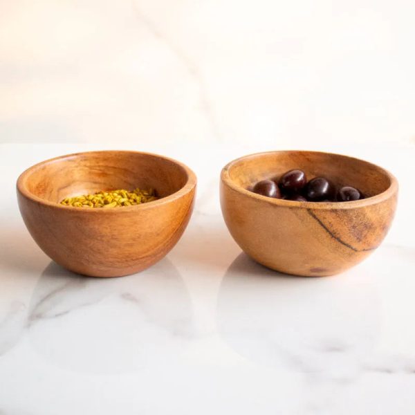 Wooden Baby Bowls | Set of 2 For Cheap