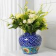 Helianthus Hand Painted Ceramic Vase | 7 x 6 inches Hot on Sale